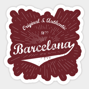 Original Barcelona, Spain Shirt Sticker